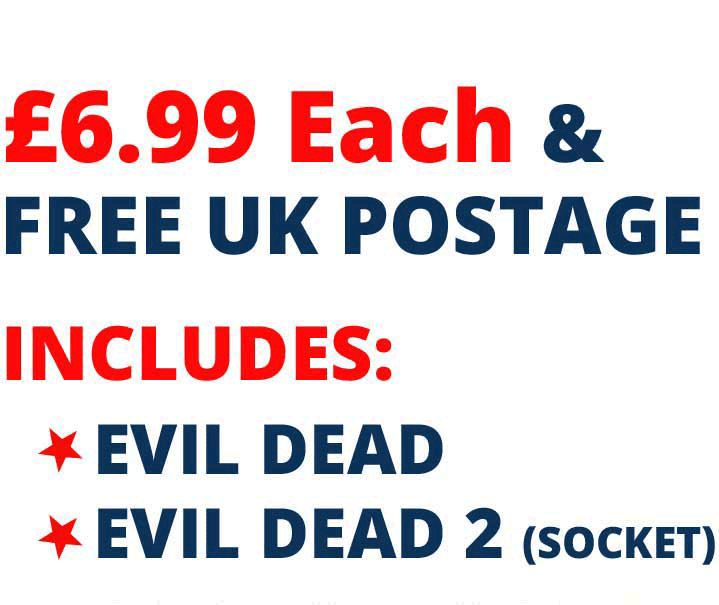 Evil Dead 2 Card Set £6.99 Includes Evil Dead And Evil Dead 2 Socket To Her Cards